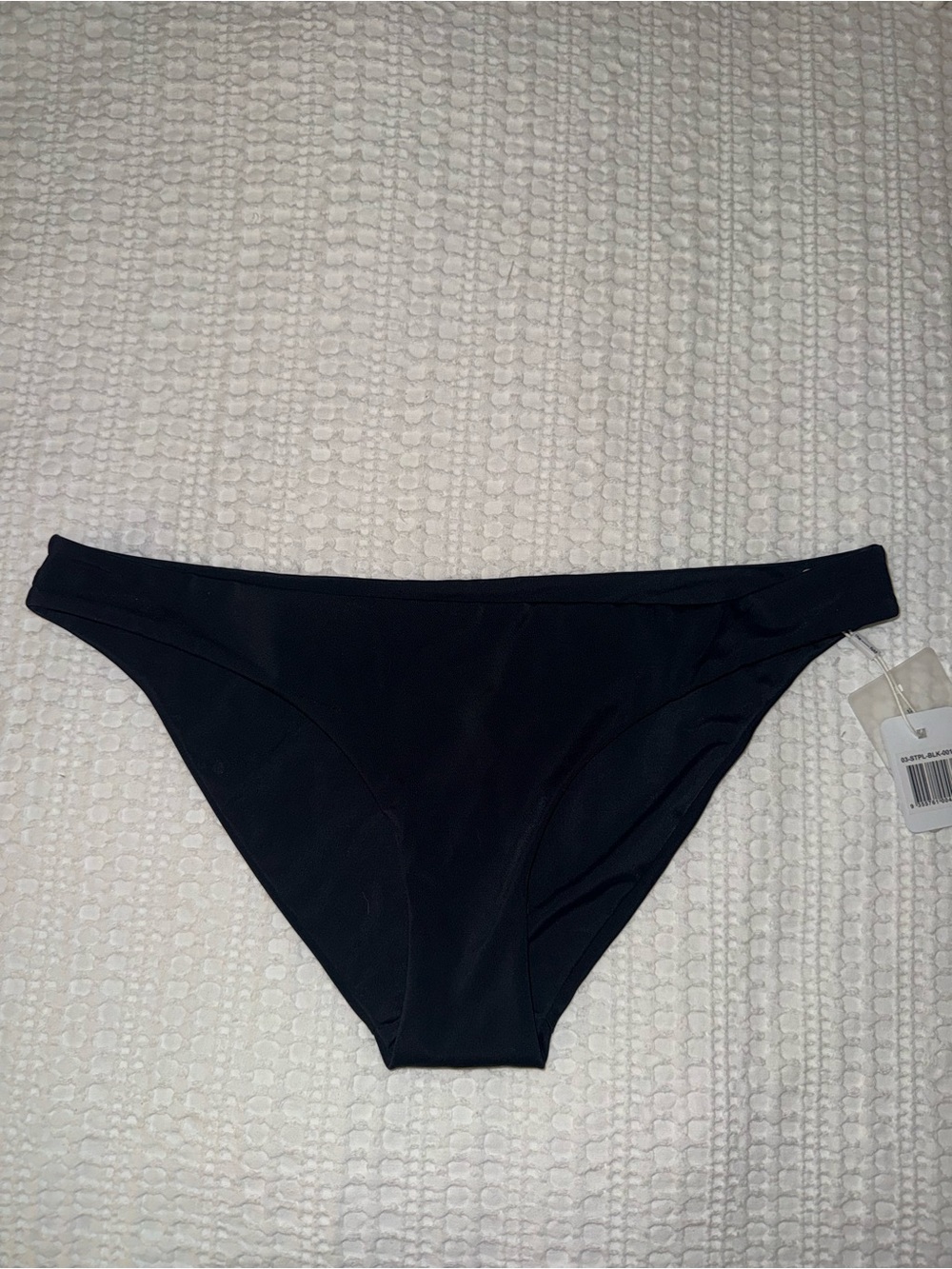The Fold NWT Black Bikini Bottoms size 8 US